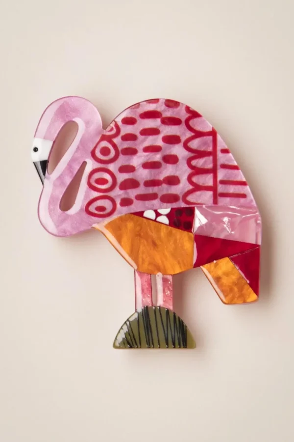 Discount Erstwilder A Flamingo Named Honk Broche