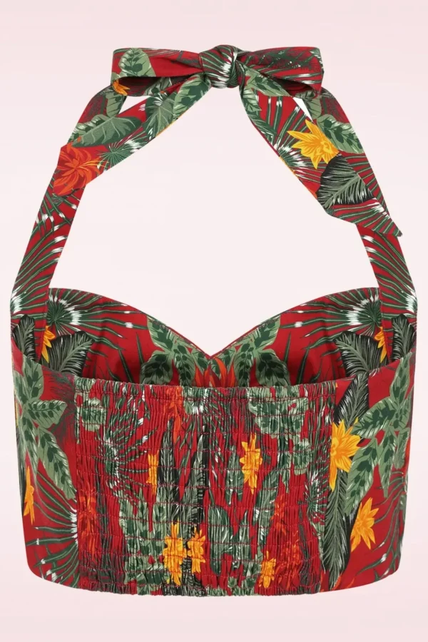 Hot Collectif Clothing Adriana Jungle Floral Top In Multi