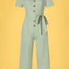 Best Sale Banned Retro Adventure Ahead Jumpsuit In Groen