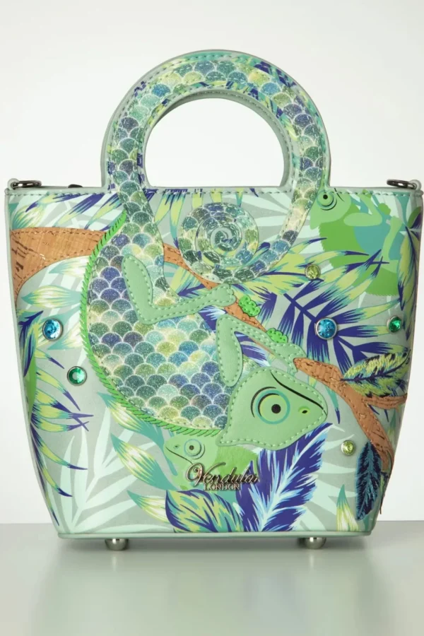 Discount Vendula Animal Park Clancy Chameleon Mini Tas In Groen