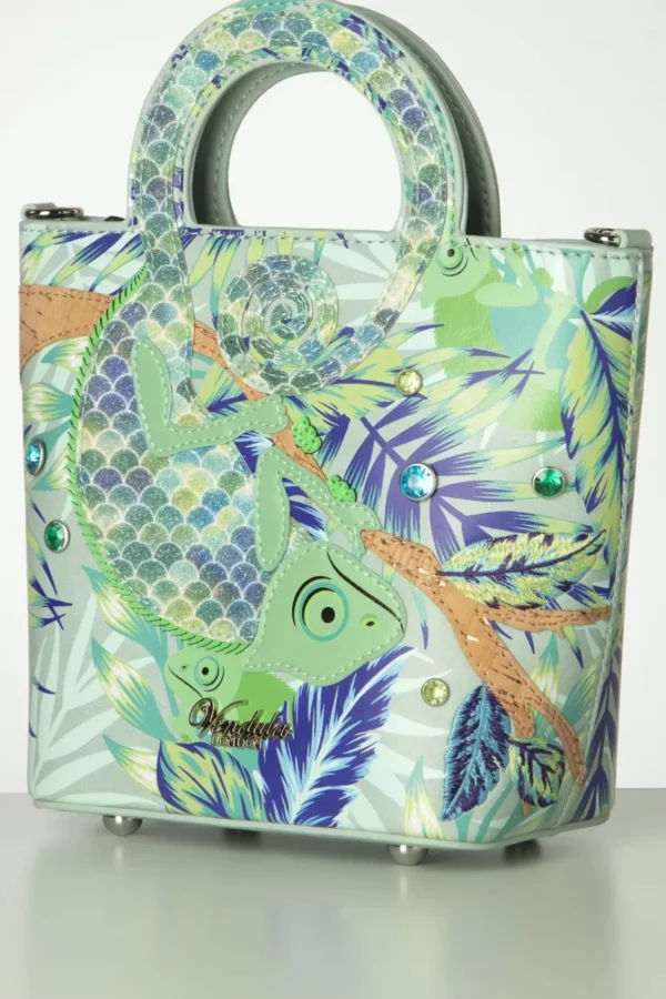 Discount Vendula Animal Park Clancy Chameleon Mini Tas In Groen