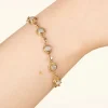 Shop Very Cherry Antique Armbandje In Goud En Maansteen Wit