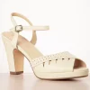 Cheap Chelsea Crew Aria Sandalen In Ivoorwit