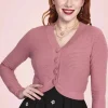 Best Sale Vixen Ariane Getextureerd Gebreid Cropped Vest In Roze