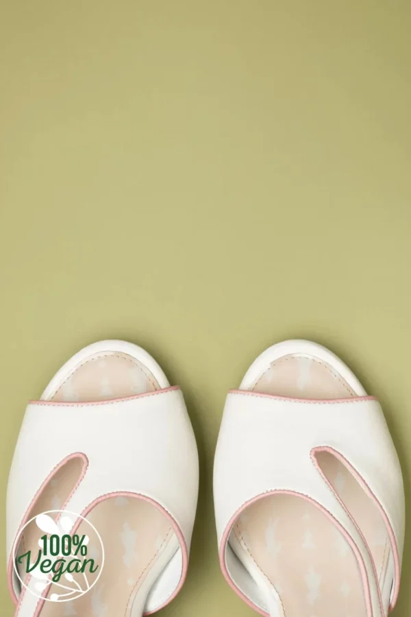 Flash Sale Miss Candyfloss Ava Lilibeth Sandalen In Whisper White En Pearl Blush