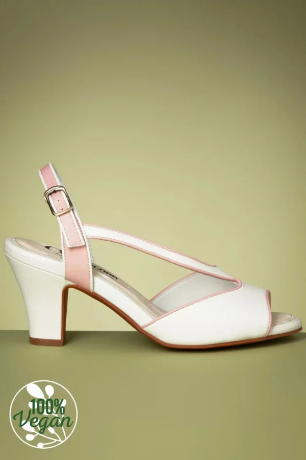 Flash Sale Miss Candyfloss Ava Lilibeth Sandalen In Whisper White En Pearl Blush