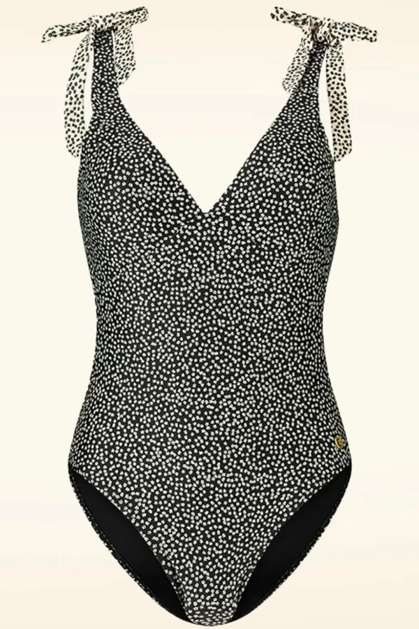 Shop TC Beach Badpak Met Strik In Lil Flower