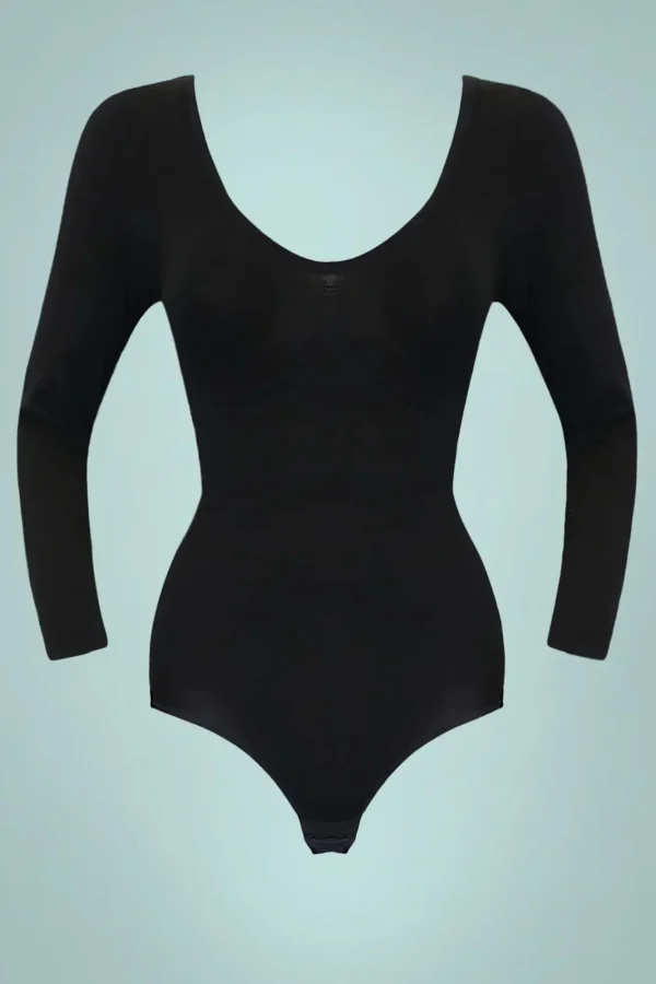 Store MAGIC Bodyfashion Bamboe Bodysuit In Zwart