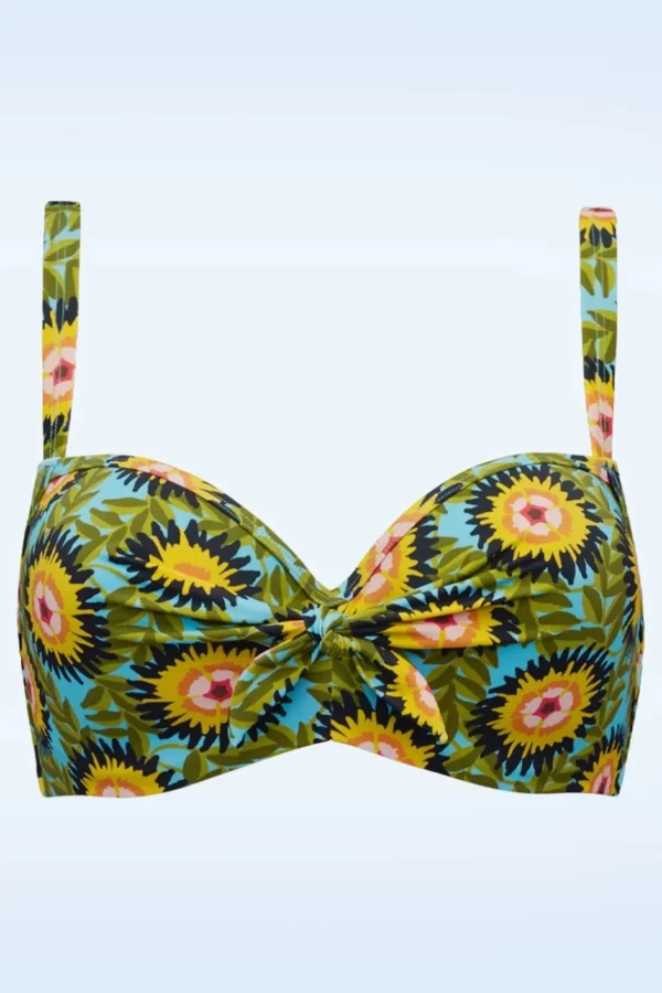 Store Marlies Dekkers Bellini Flower Balconette Bikini Top In Multi