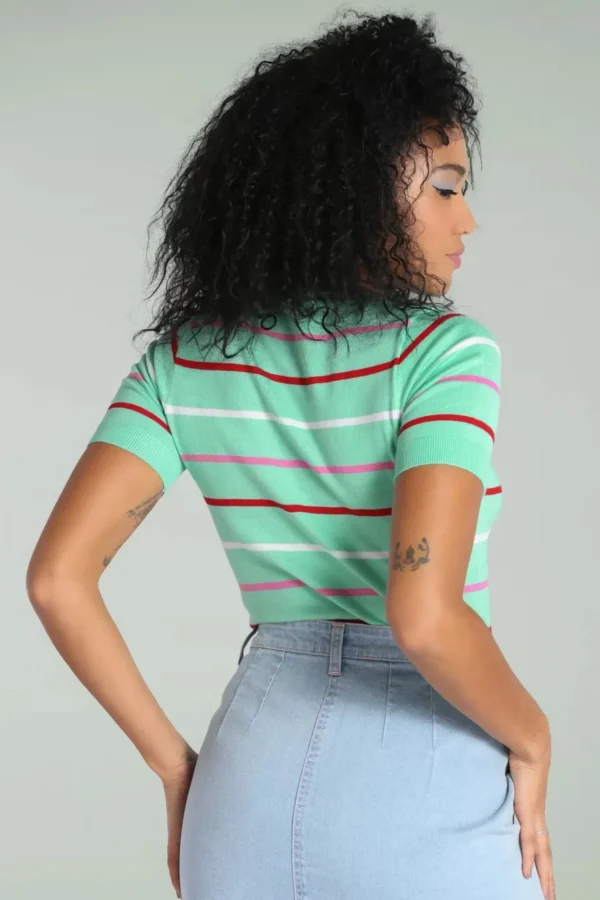 New Bunny Berry Cute Top In Mint