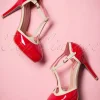 Shop Banned Retro Betty Pumps In Rood