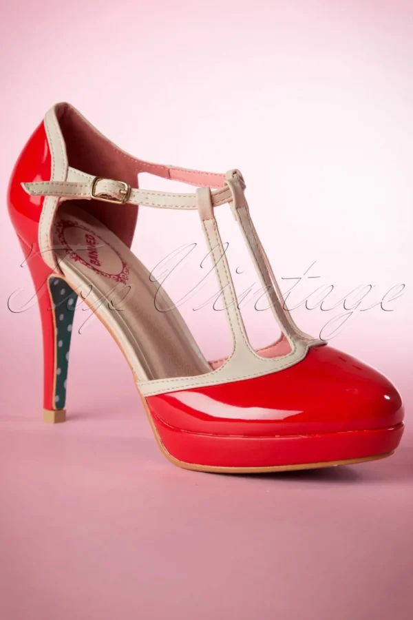 Shop Banned Retro Betty Pumps In Rood