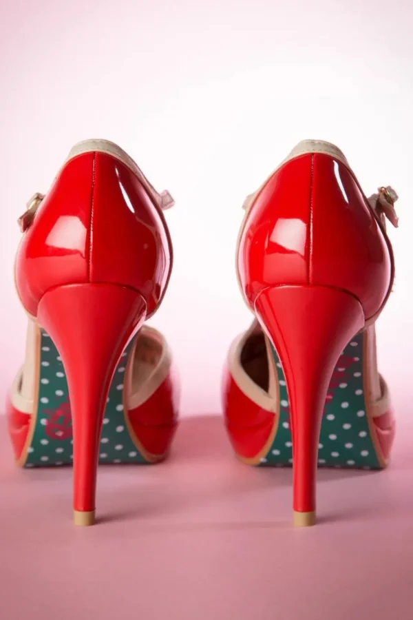 Shop Banned Retro Betty Pumps In Rood