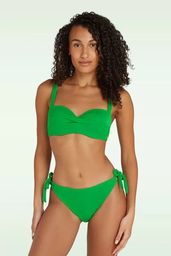 Discount TC Beach Bikinibroekje Bow In Bright Green Relief