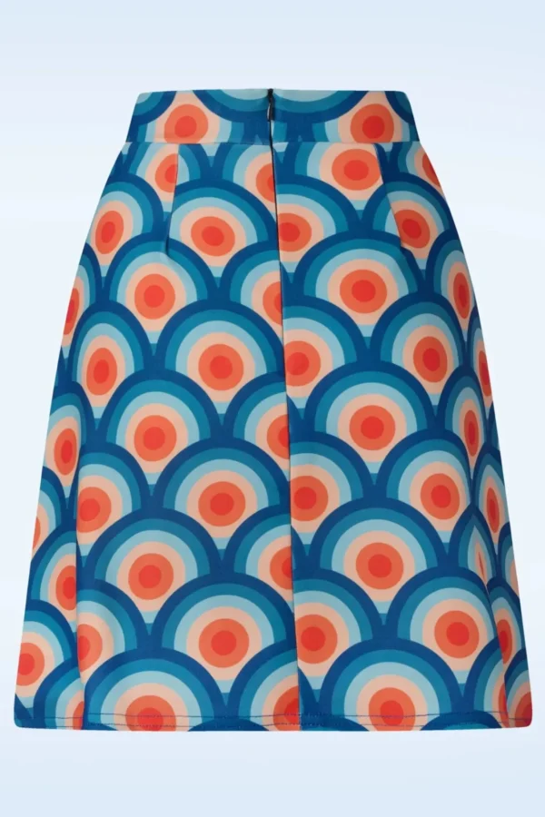 Sale Vintage Chic for Topvintage Bobby Retro Rok In Cirkel Geo Print
