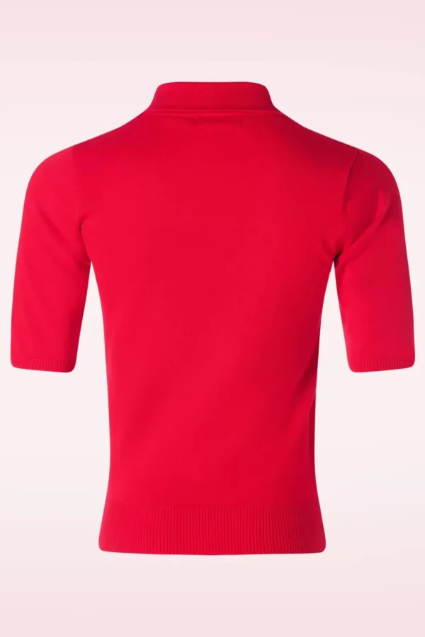 Best Sale Banned Retro Bow Delight Jumper In Rood