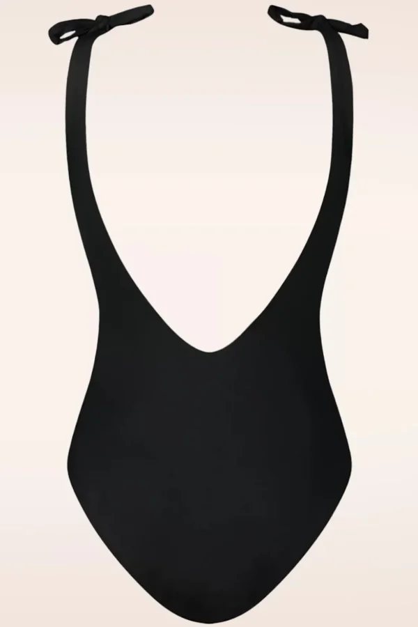 Shop TC Beach Bow Rib Badpak In Zwart