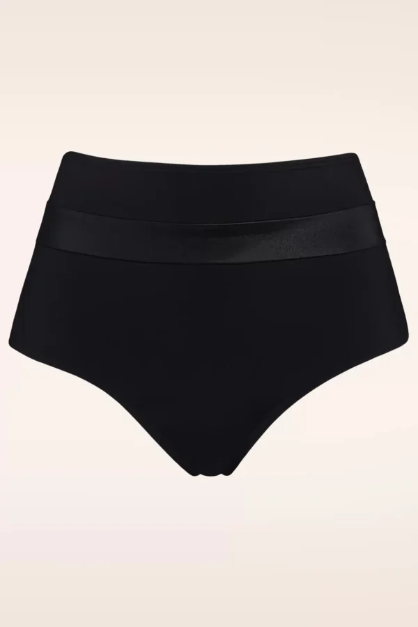 Sale Marlies Dekkers Cache Coeur Slip Met Hoge Taille In Zwart
