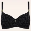 Outlet Marlies Dekkers Calliope Balconette Bh In Zwart En Goud Print