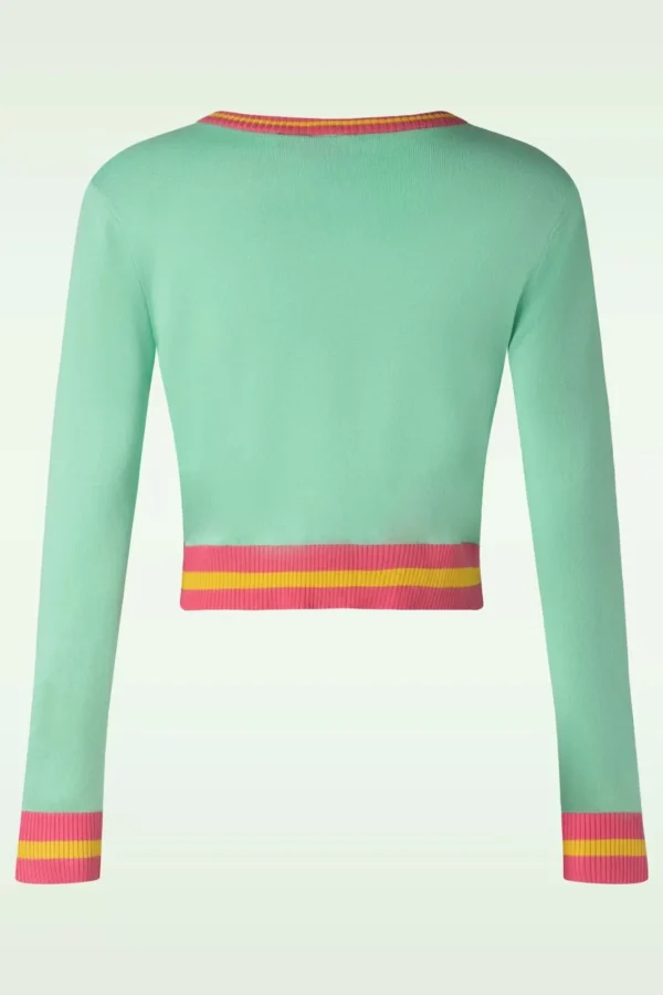 Sale Vixen Candy Patch Cardigan In Mint