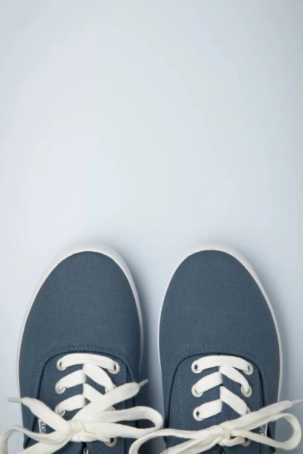 Sale s.Oliver Canvas Sneakers In Indigo Blauw