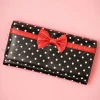 Fashion Banned Retro Carla Bow Polka Portemonnee In Zwart En Rood