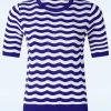 Sale Banned Retro Catching Waves Jumper In Blauw