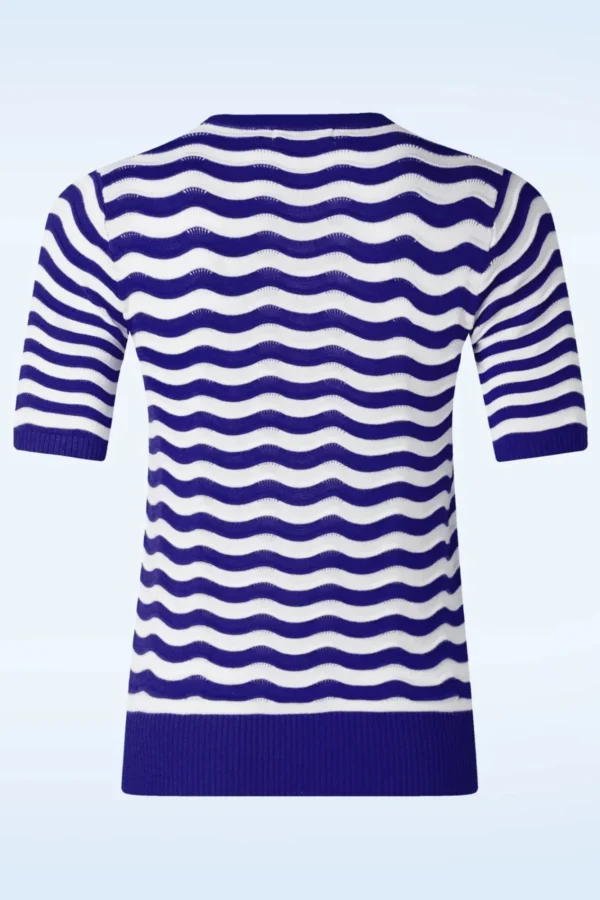 Sale Banned Retro Catching Waves Jumper In Blauw