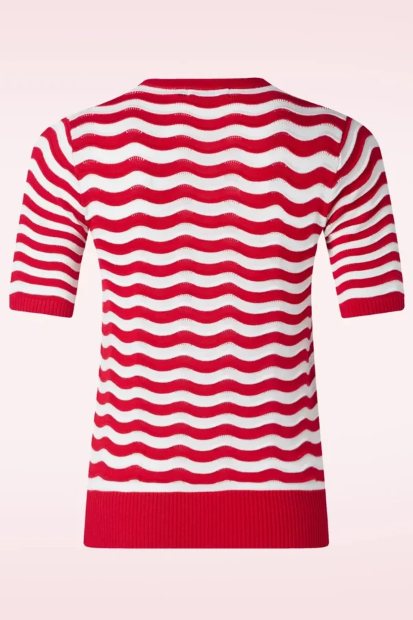 Shop Banned Retro Catching Waves Jumper In Rood
