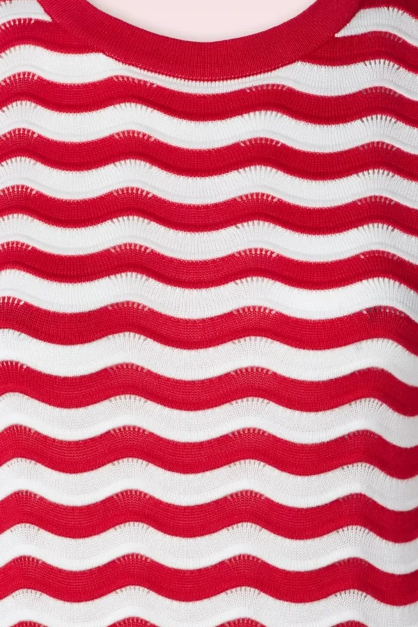 Shop Banned Retro Catching Waves Jumper In Rood
