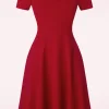 Best Vintage Chic for Topvintage Catrice Swing Jurk In Lipstick Rood