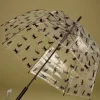 Store So Rainy Chat Noir Transparante Koepelparaplu In Zwart