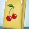 Discount Banned Retro Cherry Pie Crossbody Telefoontasje In Geel