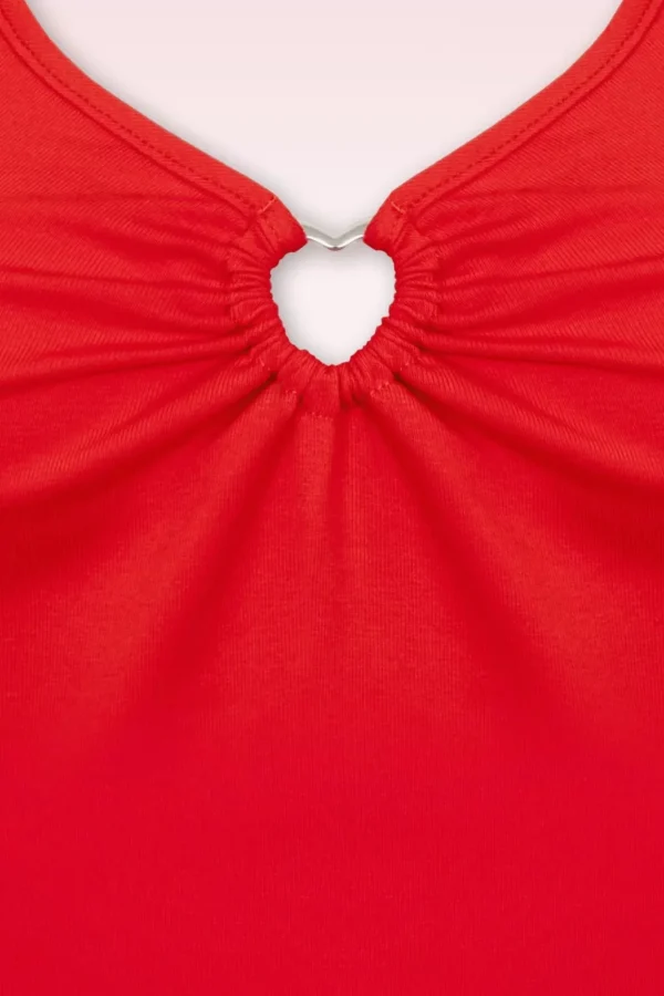 Cheap Bunny Cheryl Top In Rood