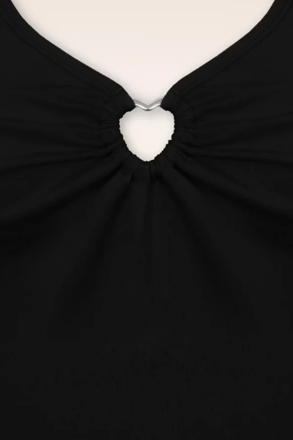 Cheap Bunny Cheryl Top In Zwart