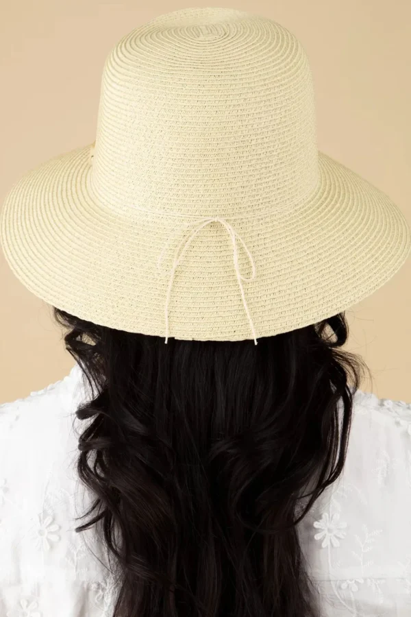 Cheap Amici Cisi Stro Bucket Hoed In Naturel