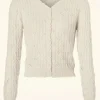 Shop Mak Sweater Claudia Vest In Ivoor