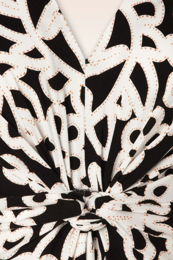Best Sale Surkana Colette Geknoopte Jurk In Zwart