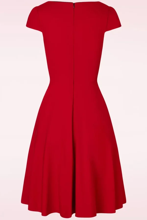 Fashion Vixen Connie Swingjurk In Rood