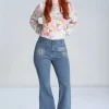 Best Sale Bunny Daisy Flower Power Jeans In Licht Blauw