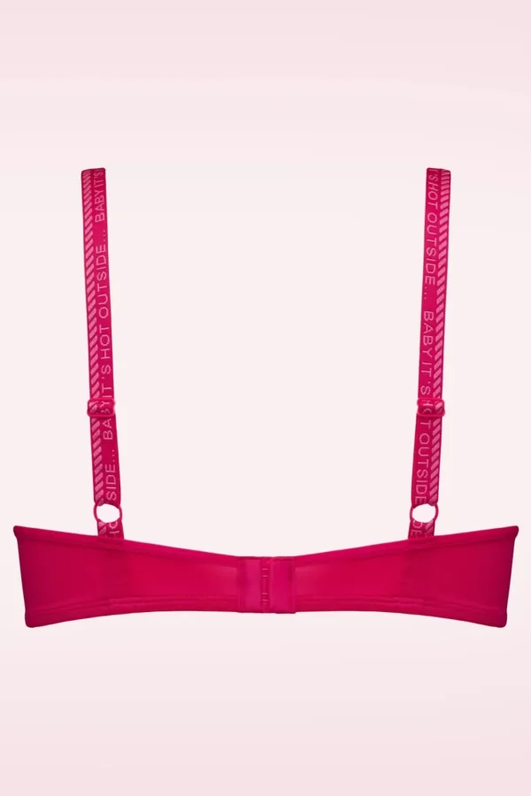 New Marlies Dekkers Dame De Paris Padded Balcony Bh In Azalea Rood