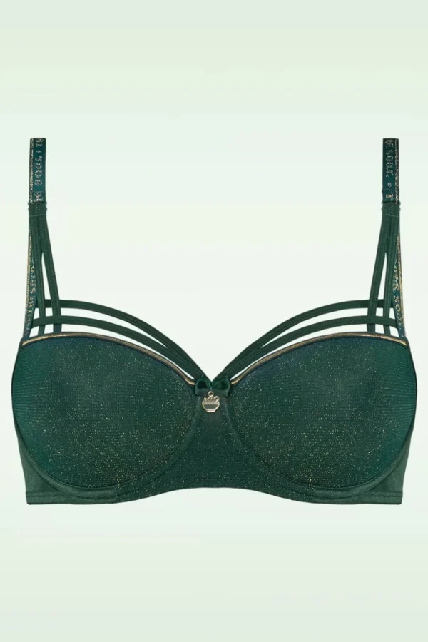 Discount Marlies Dekkers Dame De Paris Voorgevormde Balconette-Bh In Groen En Goud