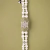 Hot Lovely Deco Parel Armband In Ivoor