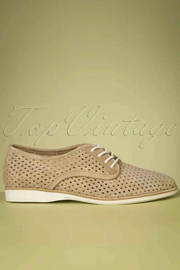 Outlet Rollie Derby Punch Schoenen In Walnoot