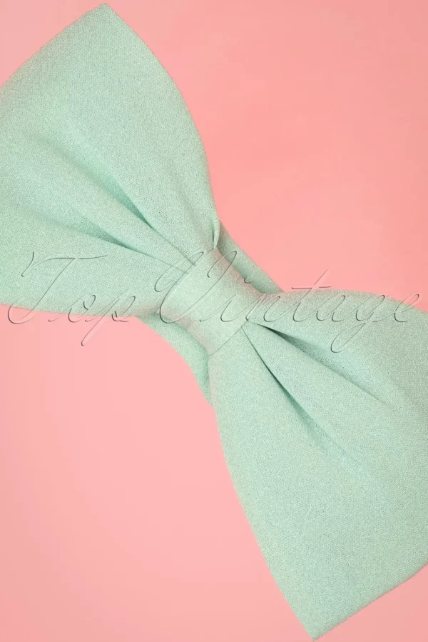 Shop Banned Retro Dionne Bow Hoofdband In Mint