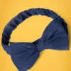 Cheap Banned Retro Dionne Bow-Hoofdband In Marineblauw