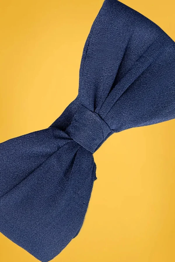 Cheap Banned Retro Dionne Bow-Hoofdband In Marineblauw