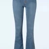 Discount Cloud9 Dora Flared Broek In Lichtblauwe Denim Wassing