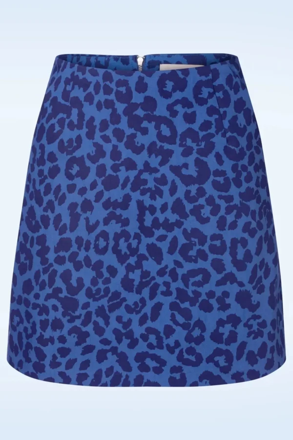 Outlet Louche Dylan Animal Magic Rok In Blauw