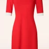 Best Vintage Chic for Topvintage Ebony Jurk In Oranje Rood